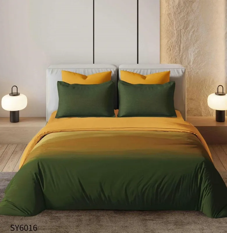 Lenjerie de pat Finet 6 piese cu cerceaf de pat cu elastic,imprimeu digital-AK17 [1]