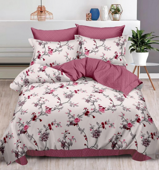 Lenjerie de pat Finet Pucioasa 6 piese,Floricele -R493 [1]