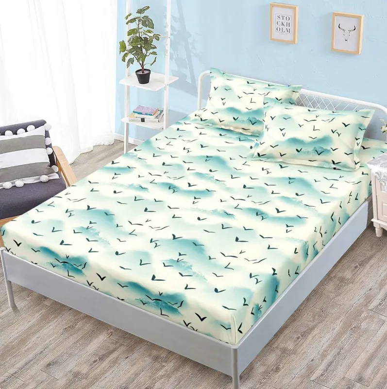 HUSE DE PAT - Husa de pat din Finet cu Elastic 160x200 cm-W13