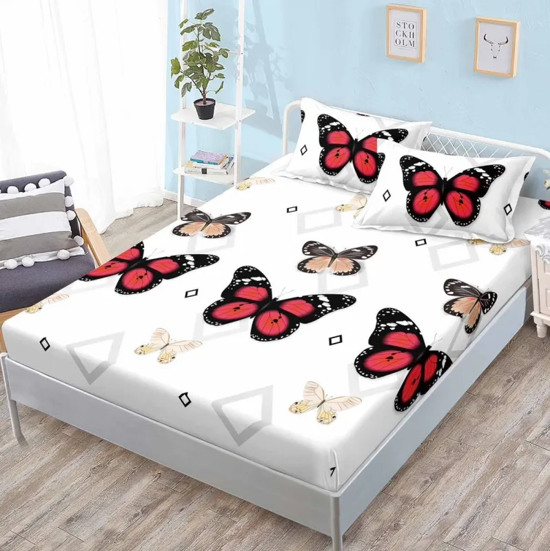 HUSE DE PAT - Husa de pat din Finet cu Elastic 160x200 cm-W35