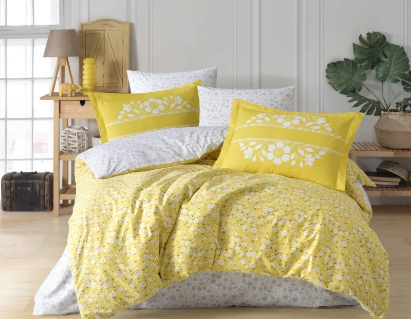 Lenjerii de pat Bumbac Poplin - Lenjerie Pat 2 persoane Hobby Sofia – Sari-POP102