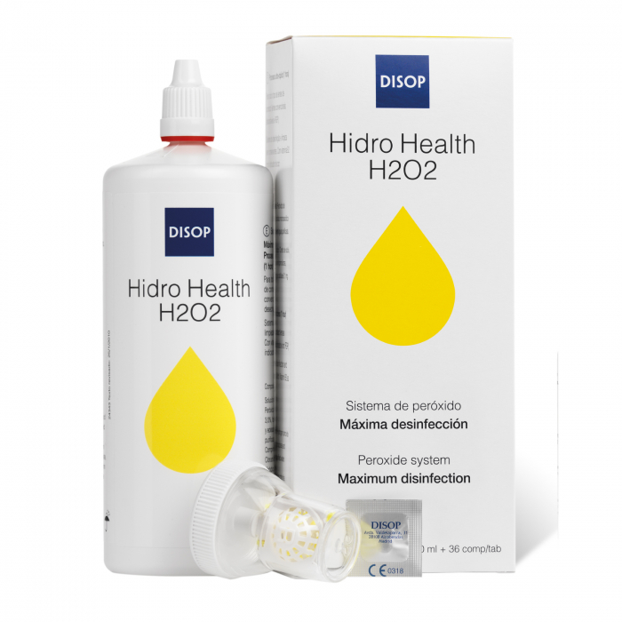 Disop Hidro Health H2O2, soluție pe bază de peroxid, flacon de 360 ml + 36 tablete | Lenshub [2]