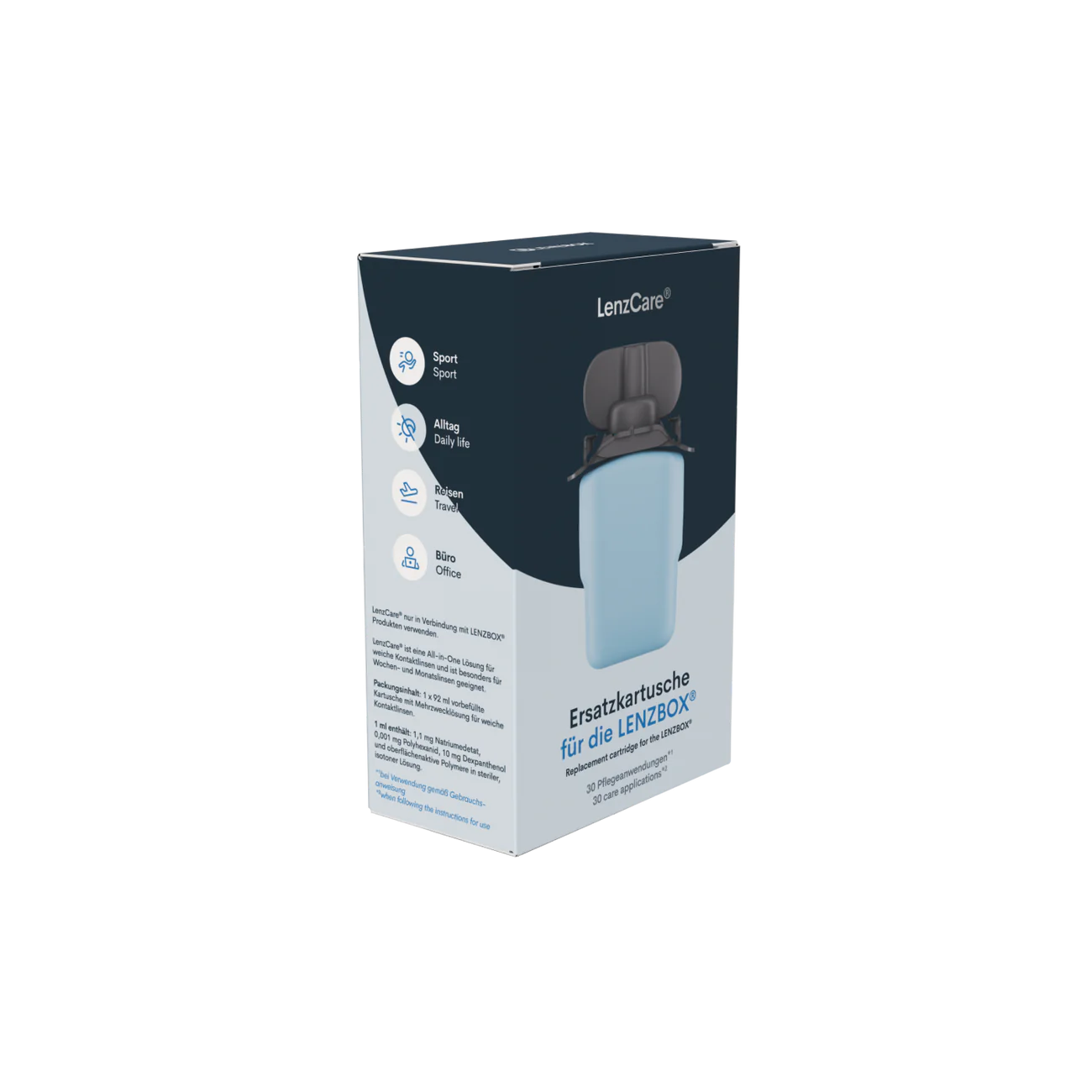 Rezerva solutie intretinere lentile de contact, LenzCare® Soft, 92 ml [4]