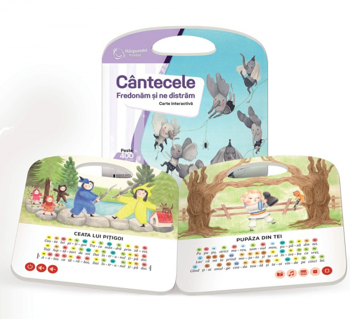 Raspundel Istetel Carte Interactiva Cantecele - Fredonam si ne Distram [3]