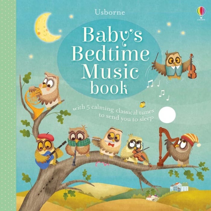Carte cu sunete liniștitoare de adormit bebelușii Baby's bedtime music book [1]