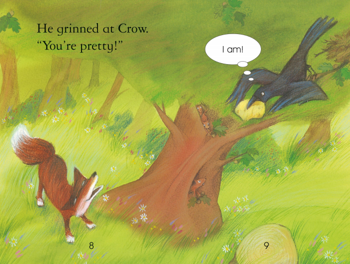 The Fox and the Crow,Carte de povesti in limba engleza First Reading Level 1 [3]