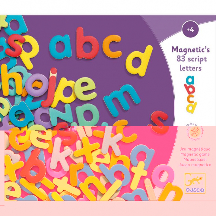83 Litere magnetice colorate pentru copii- Djeco [4]
