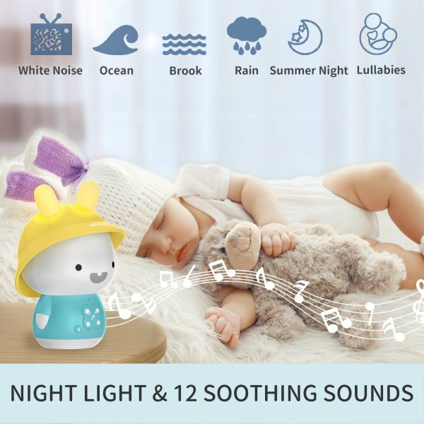 Alilo Baby Bunny - Iepuras interactiv cu povesti si cantece in Limba Romana si Limba Engleza, Albastru [5]
