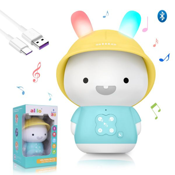 Alilo Baby Bunny - Iepuras interactiv cu povesti si cantece in Limba Romana si Limba Engleza, Albastru [2]