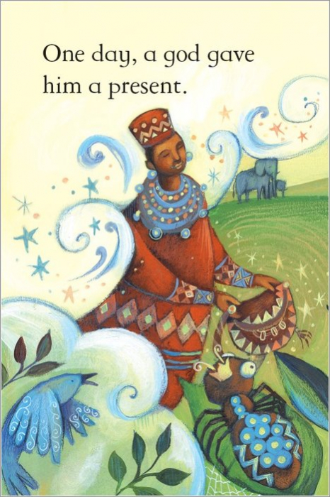Anansi and The Bag of Wisdom  Carte de povesti in limba engleza First Reading Level 1 [4]