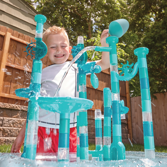 Aqua maze twist, joc de constructie traseu cu bile si apa [3]