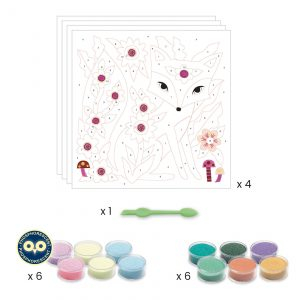 Atelier creativ cu nisip si sclipici, Animale luminoase [3]