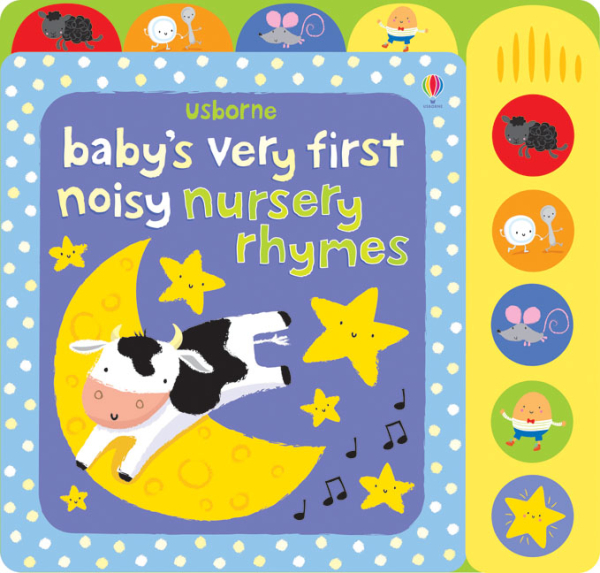 Carte muzicala Baby's very first noisy nursery rhymes, 10 luni+, Usborne [1]