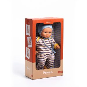 Bebelus cu hainute in dungi Djeco [2]