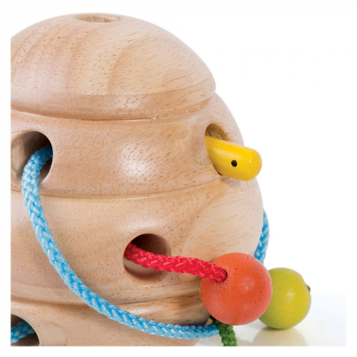 Beehive Lacing, joc cu siret din lemn, Guidecraft [3]