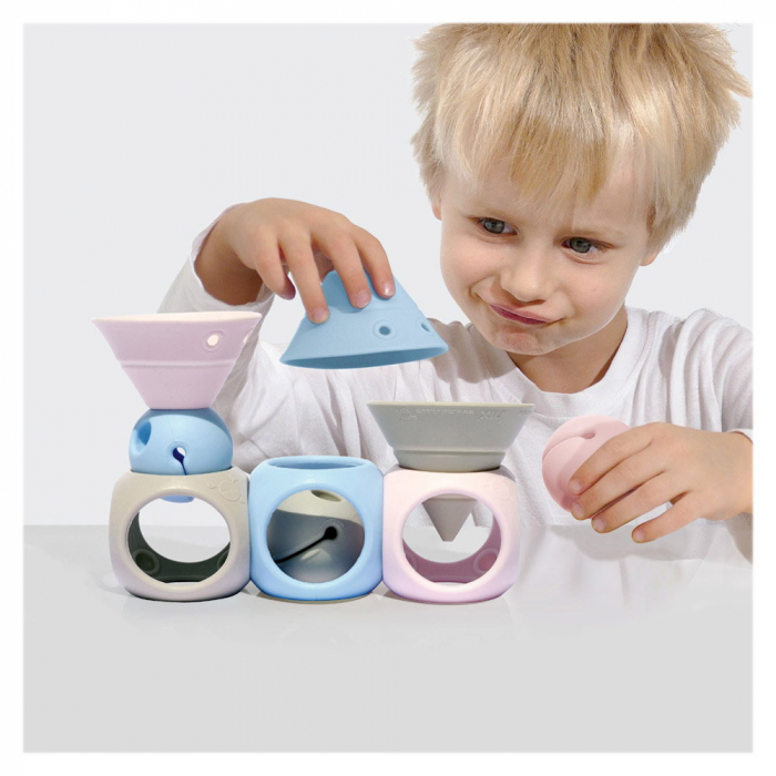 Building Genius, set senzorial pentru bebe, nordic colors [2]