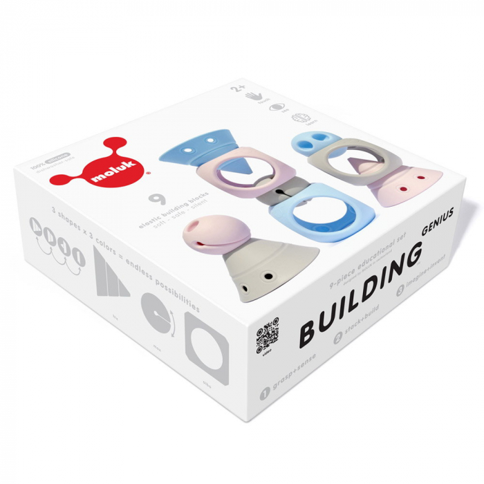 Building Genius, set senzorial pentru bebe, nordic colors [5]