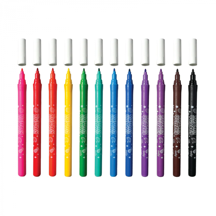 Carioci parfumate lavabile Yummy Yummy - Set de 12 [6]
