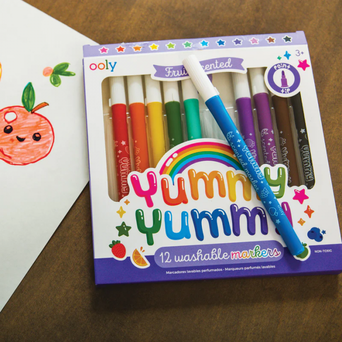 Carioci parfumate lavabile Yummy Yummy - Set de 12 [4]