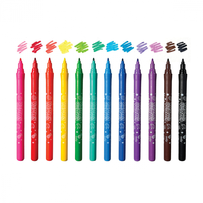 Carioci parfumate lavabile Yummy Yummy - Set de 12 [2]