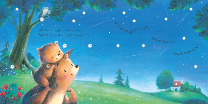 Carte Cartonata cu Luminite The twinkly twinkly bedtime book [4]