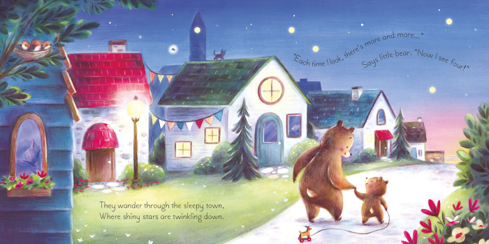 Carte Cartonata cu Luminite The twinkly twinkly bedtime book [3]
