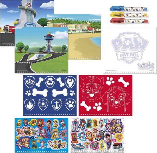 Carte cu activitati creative cu Patrula Catelusilor, Paw Patrol [7]