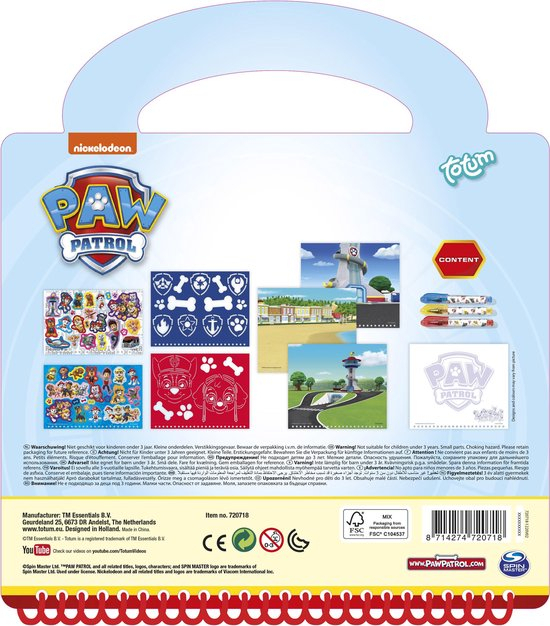 Carte cu activitati creative cu Patrula Catelusilor, Paw Patrol [6]