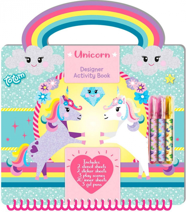 Carte cu activitati creative cu unicorni [1]
