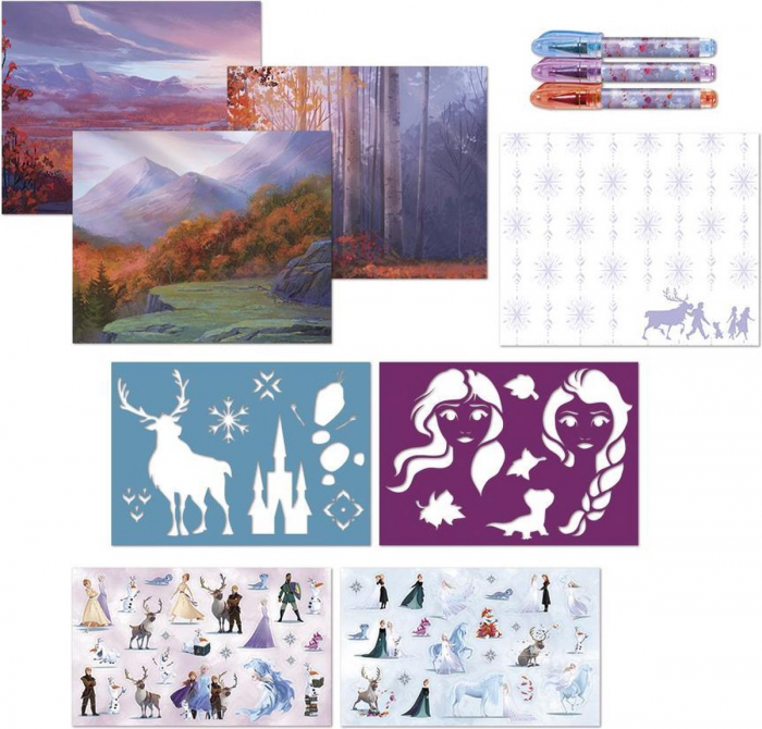 Carte cu activitati creative Disney Frozen [2]