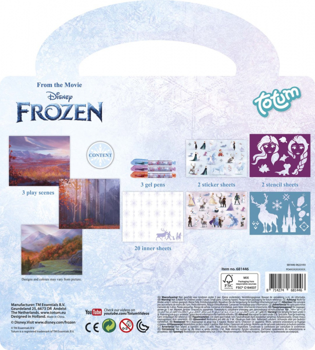 Carte cu activitati creative Disney Frozen [3]
