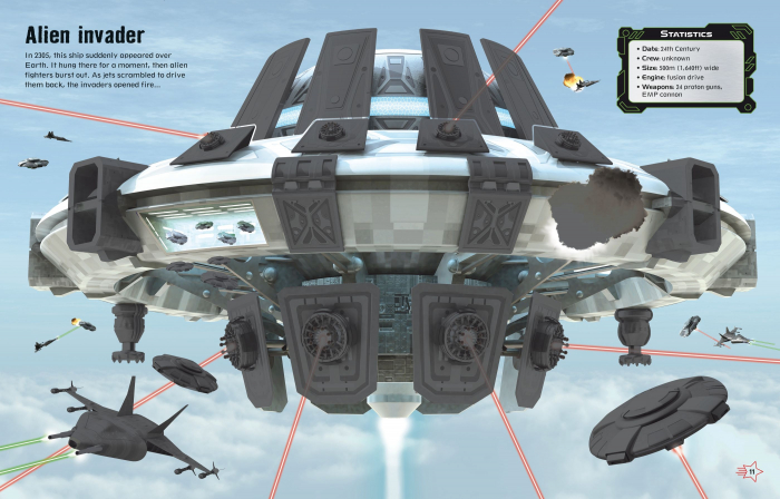Carte cu autocolante Build Your Own Spaceships Sticker Book [5]