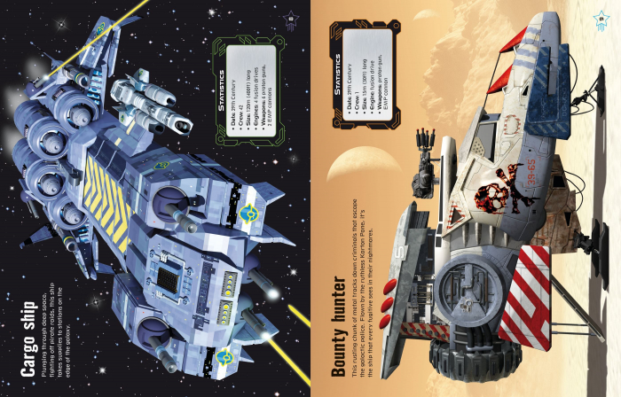 Carte cu autocolante Build Your Own Spaceships Sticker Book [2]