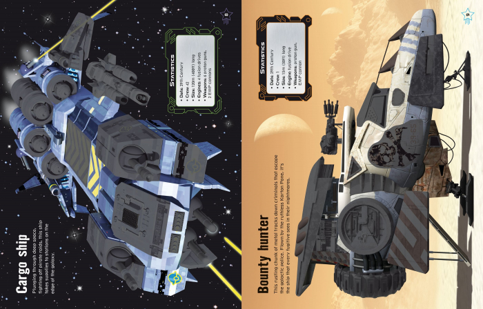 Carte cu autocolante Build Your Own Spaceships Sticker Book [3]
