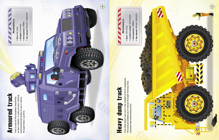 Carte cu autocolante Build Your Own Trucks Sticker Book [3]