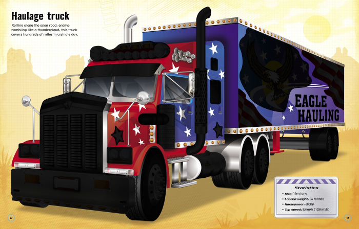 Carte cu autocolante Build Your Own Trucks Sticker Book [6]