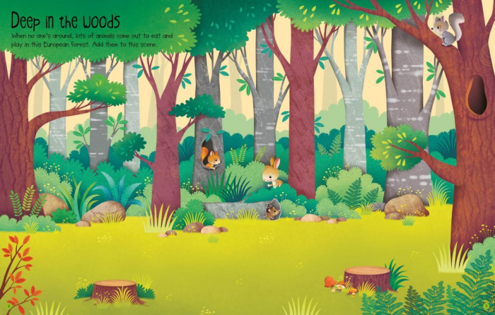 Carte cu autocolante First Sticker Book Nature [2]
