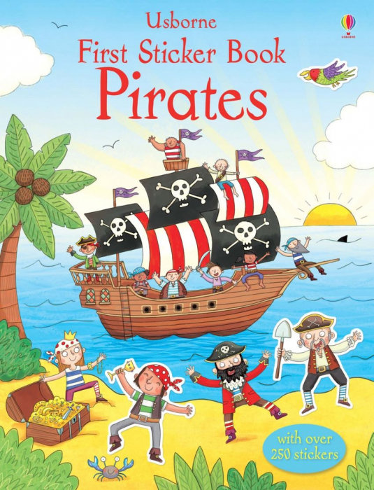 Carte cu autocolante First Sticker Book Pirates [1]
