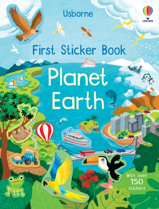 Carte cu autocolante First Sticker Book Planet Earth [1]