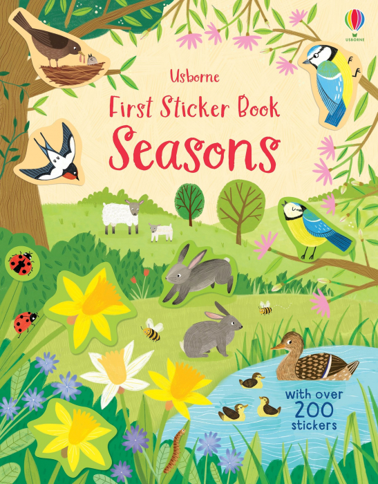Carte cu autocolante First Sticker Book Seasons [1]