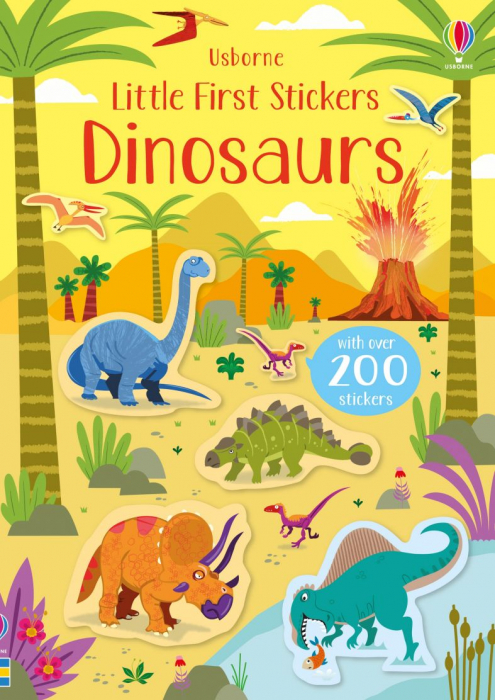 Carte cu autocolante Little First Stickers Dinosaurs [1]