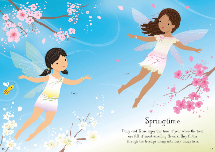 Carte cu autocolante Little Sticker Dolly Dressing Treetop Fairies [4]