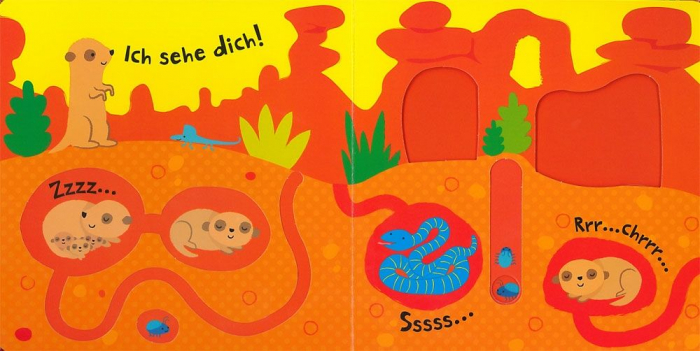 Carte cu panouri glisante Baby’s Very First Animals Slide & See [2]