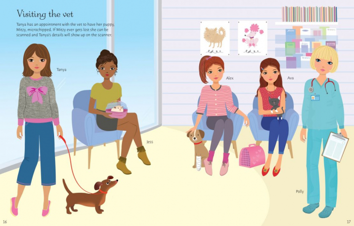 Carte cu stickere, Dolly Dressing Dogs and Puppies [2]