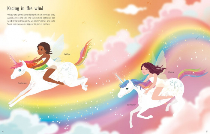 Carte cu stickere,Dolly Dressing Rainbow Unicorns [3]