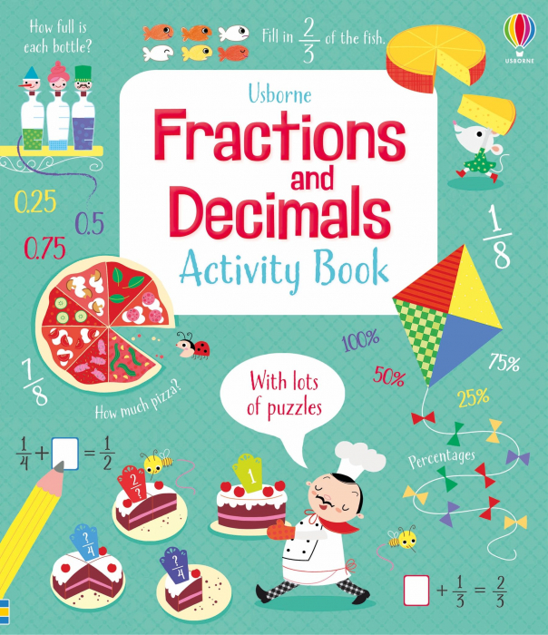 Carte de activitati in Limba Engleza Fractions and Decimals Activity Book [1]