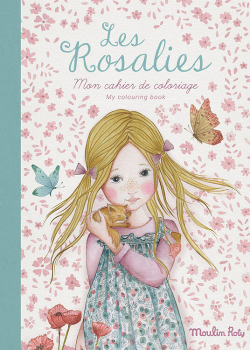 Carte de colorat Rosalie, Moulin Roty [1]