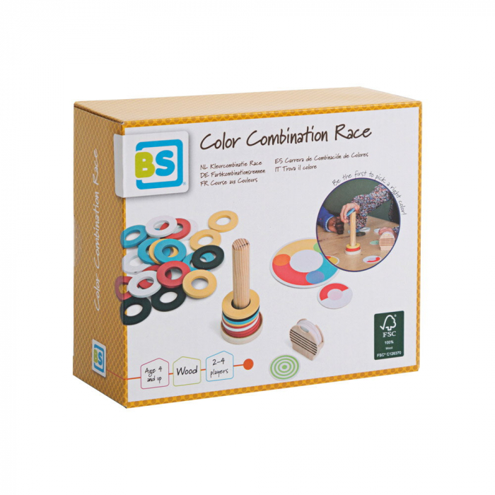 Cursa Culorilor, joc de rapiditate, BS Toys [6]