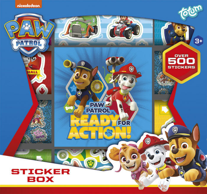 Cutie cu abtibilduri Paw Patrol, Patrula Catelusilor, pe rola [2]