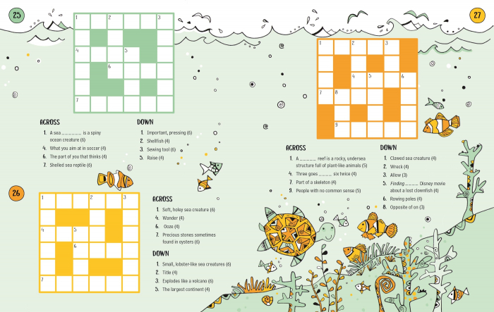 Cuvinte Incrucisate,100 Children's Crosswords: Animals [2]